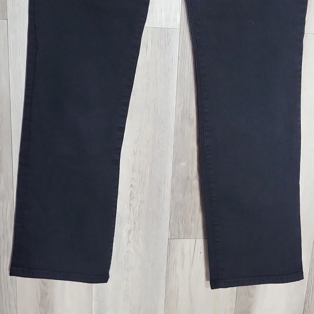 Lauren Ralph Lauren Womens 10 Modern Straight Curvy Jeans Black Versatile Staple